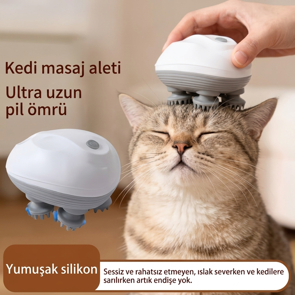 PedPurr: Akıllı Kedi Masaj Cihazı